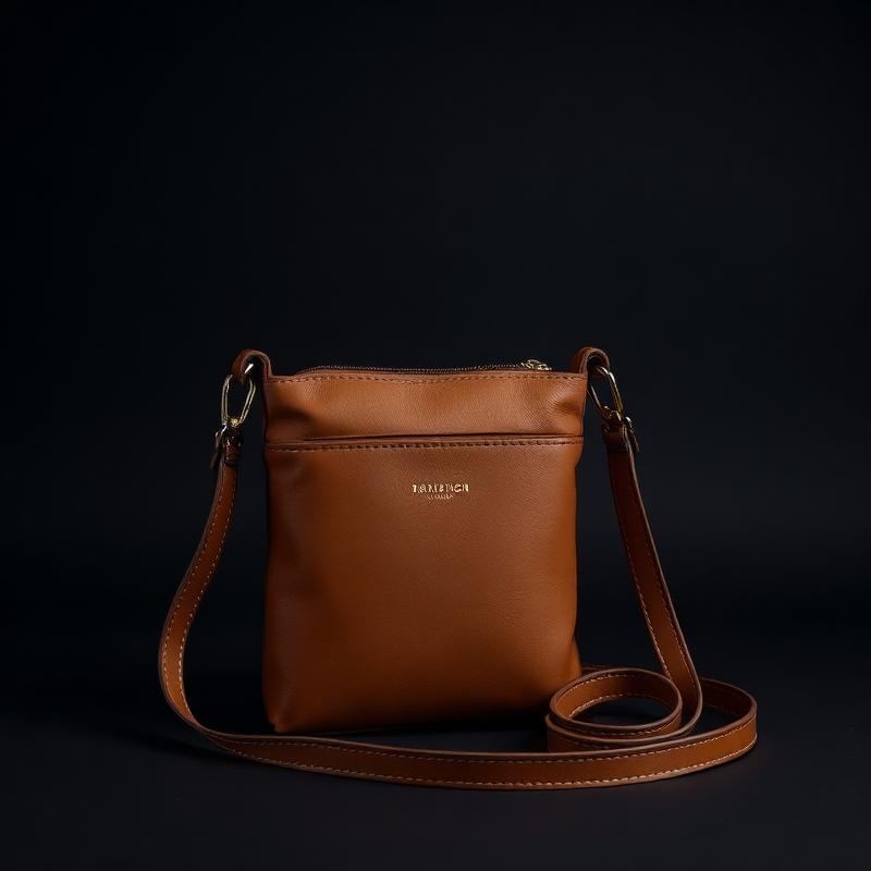 Cognac Crossbody Sling